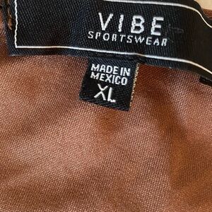 Vibe Sportswear Brown Top